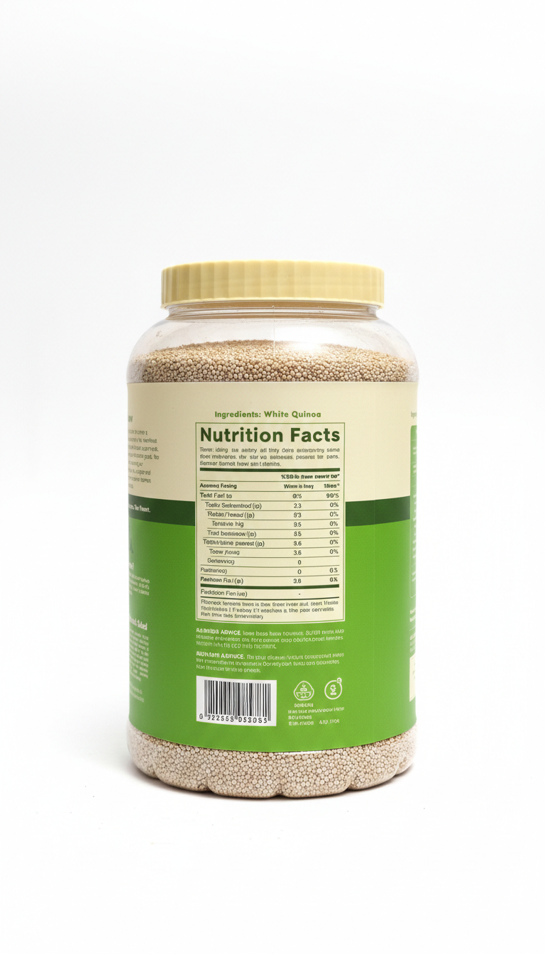 Quinoa Seed | Regular White Quinoa Seeds - Saponin Free-Gluten Free-Healthy Diet, Source Of Protein- Nourish You - 2000gm