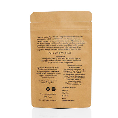 Rejuvenative Face Pack - Ancient Living - 40gm
