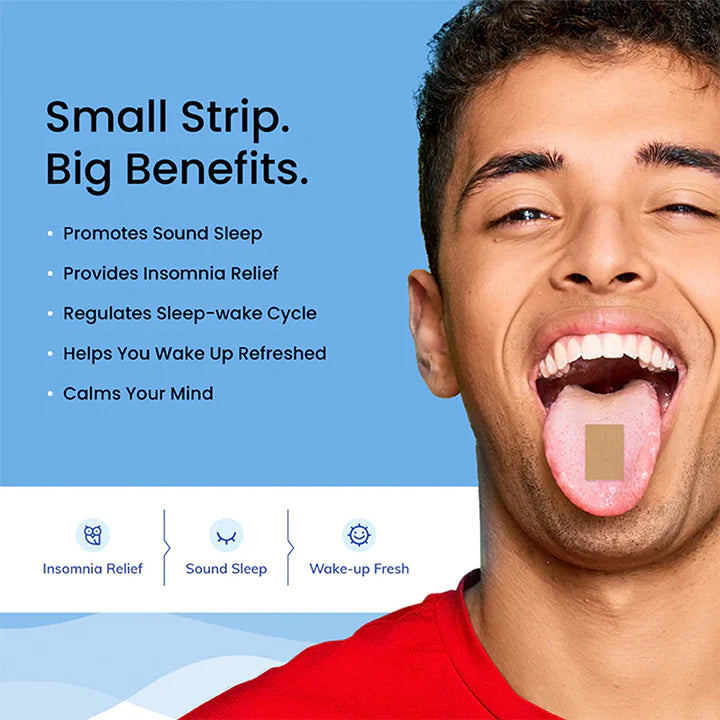 Restful Sleep – Melatonin 5mg - Sugar Free &amp; Drug Free - Wellbeing Nutrition – 30 Strips
