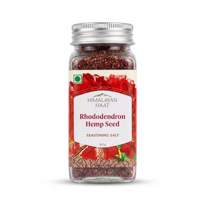 Salt | Rhododendron Hemp Seed - Seasoning Salt-Single Origin Herbs and Spices-No Preservatives &amp; Additives – Himalayan Haat – 60gm