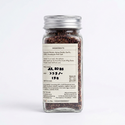Salt | Rhododendron Hemp Seed - Seasoning Salt-Single Origin Herbs and Spices-No Preservatives &amp; Additives – Himalayan Haat – 60gm