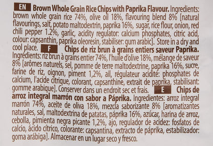 Chips | Brown Rice Chips With Paprika – Gluten Free, Half Fat, Not Fried &amp;amp; Whole Grains With Olive Oil – Riceup – 60gm
