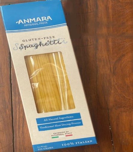 Rice Spaghetti Pasta – Natural - Italian - Gluten Free - Anmara – 250gm
