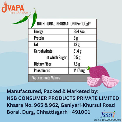 Vermicelli | Rice Vermicelli - Gluten Free, Fat Free &amp;amp; Cholesterol Free - Jvapa - 250gm