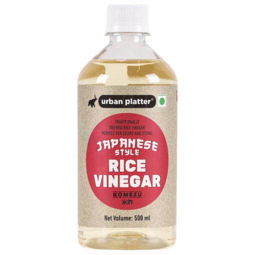 Rice Vinegar | Japanese Style (Komezu) - Traditionally Brewed - Perfect For Soups &amp;amp; Stews - All Natural - No Artificial Flavors &amp;amp; Preservatives - Urban Platter - 500ml