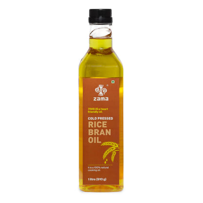Rice Bran Oil | Cold Pressed – Zama Organics – 500ml