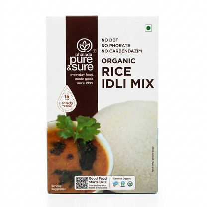 Rice Idly Mix - Ready To Cook-No Phorate &amp; Carbendazim - No preservatives- Pure and Sure - 250gm