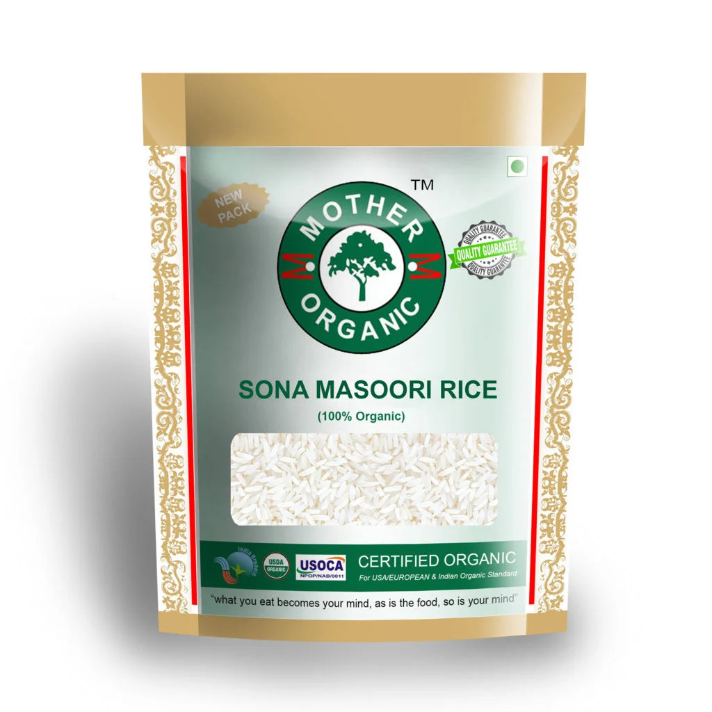 Rice | Sona Masoori Rice - Mother Organic - 1000gm