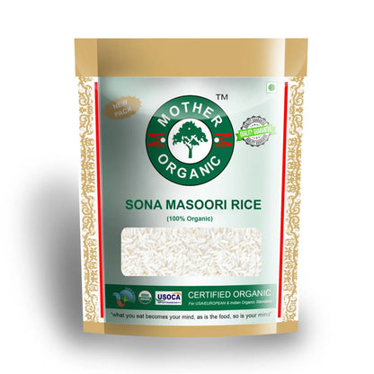 Rice | Sona Masoori Rice - Mother Organic - 1000gm
