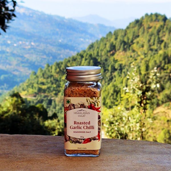 Salt | Roasted Garlic Chilli Seasoning Salt – Himalayan Haat – 85gm