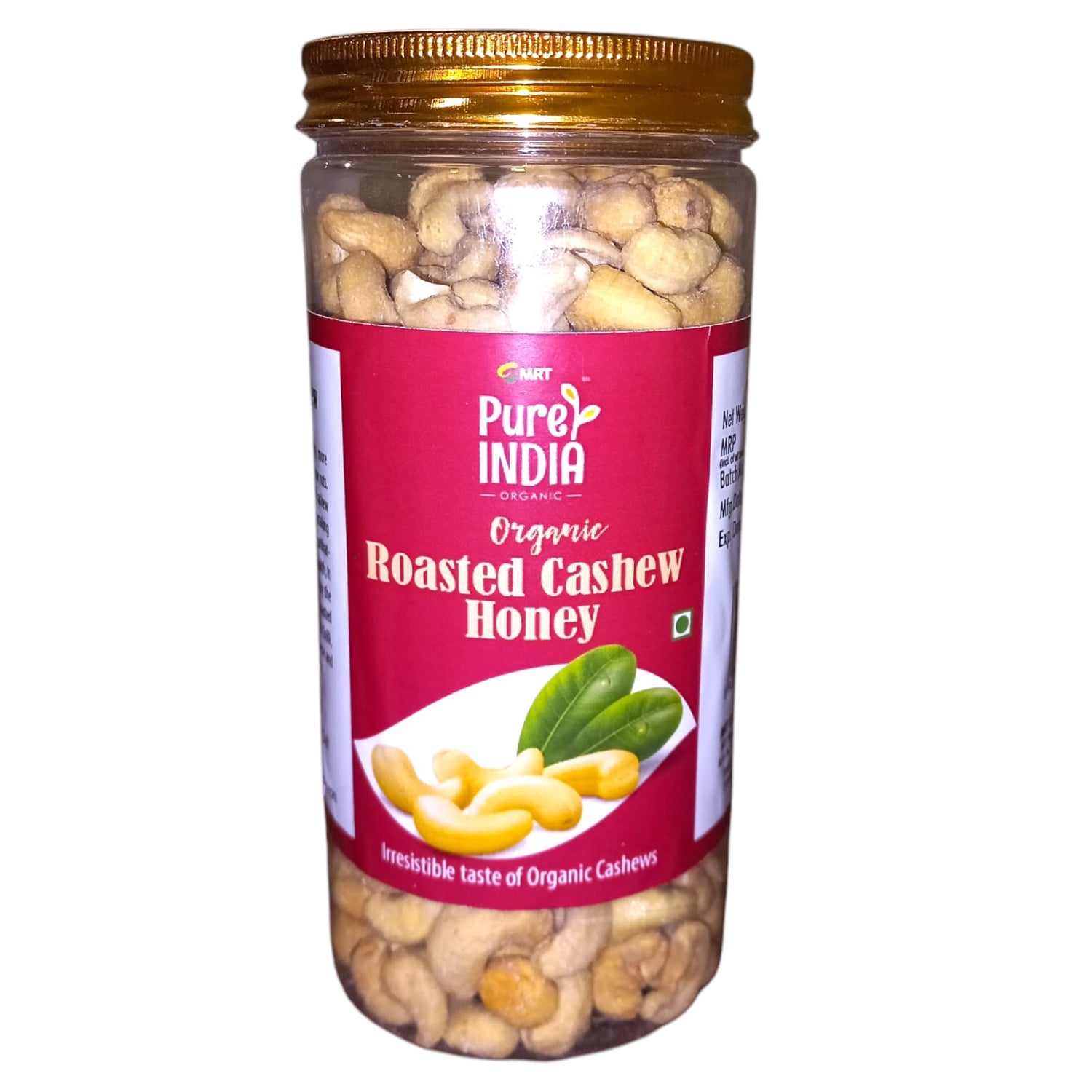 Cashew | Roasted Cashew Honey – USDA Organic – Mrt Organics – 500gm
