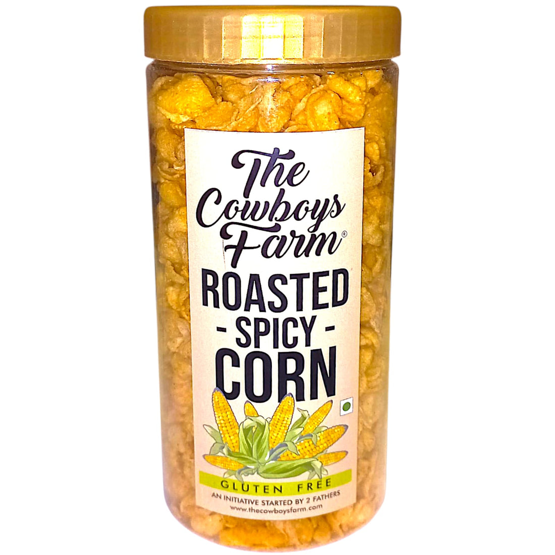 Spicy Corn | Roasted Spicy Corn - Gluten Free, Palm Oil Free, No Flavor Enhancer, No Artificial Colors &amp; No Added Preservatives – The Cowboys Farm - 200gm