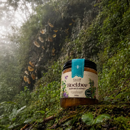 Honey | Organic Wild Forest Honey (Wild Flower) - Rock Bee Honey - Nagaland - 100% Pure &amp; Natural - Galho - 320gm