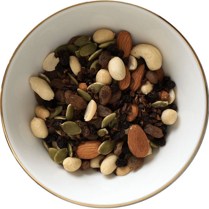 Rocky Road Snack Mix | Raw (Unroasted) - 100 Dry Fruit - Vegan, Gluten Free, No Trans Fat, No Preservatives &amp;amp; No Additive – The Nibble Box – 250gm
