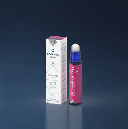 Roll On | Shunyata (Cramp Relief) - Natural - Cannabis Leaf Extract - Savikalpa - 10ml