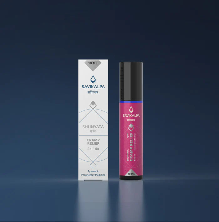 Roll On | Shunyata (Cramp Relief) - Natural - Cannabis Leaf Extract - Savikalpa - 10ml