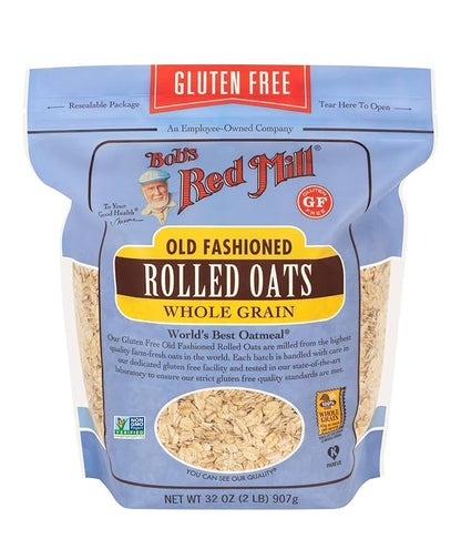 Old Fashioned Whole Grain Rolled Oats – Vegan &amp;amp; Gluten Free - Bob’s Red Mill – 907gm