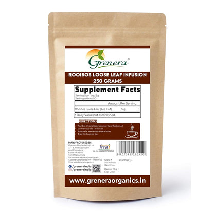 Rooibos Loose Leaf Infusion Tea – Organic - Grenera – 250gm