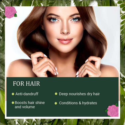 Rose Petals Powder | For Face &amp;amp; Skin - USDA Organic - Vegan &amp;amp; No Added Chemicals - Indus Valley – 100gm