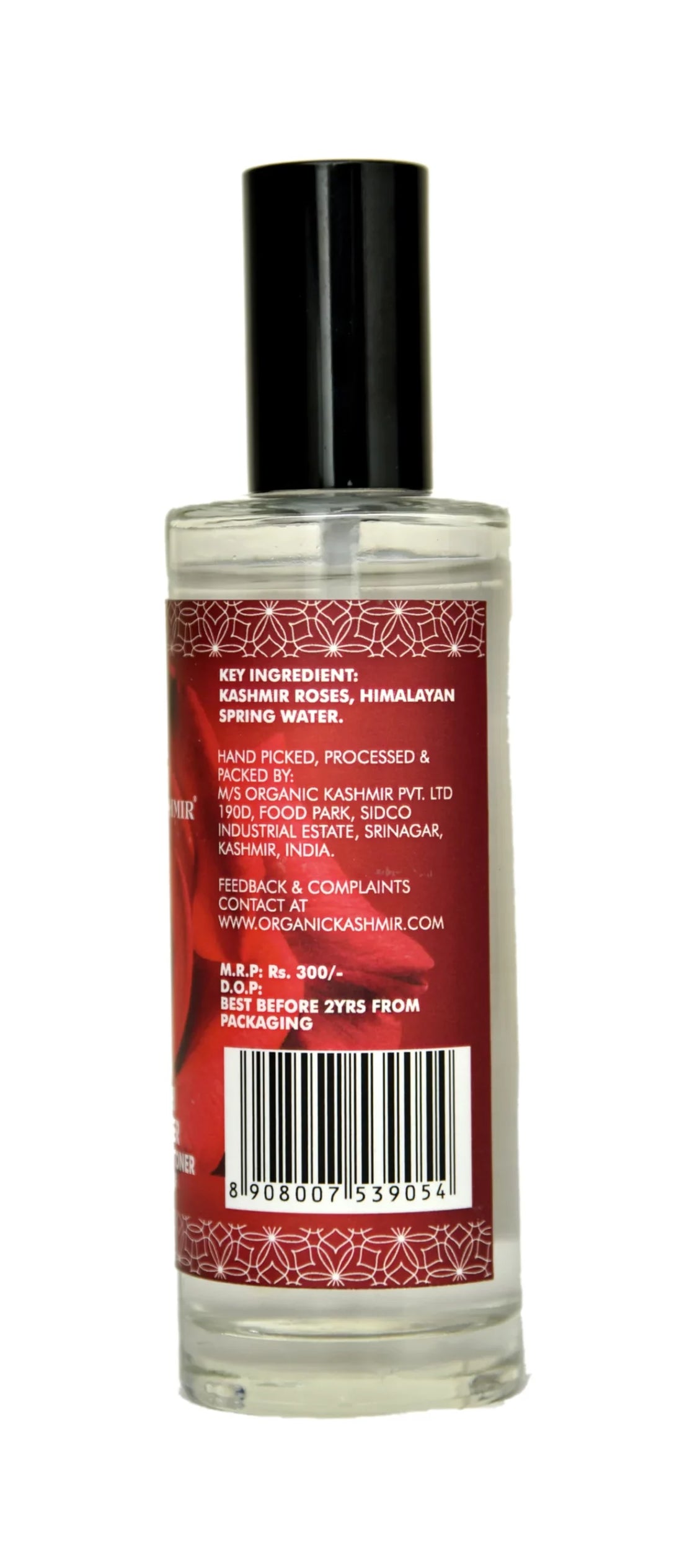 Rose Water | Kashmir - Facial Toner Pure And Edible - Organic - Cruelty Free - Organic Kashmir - 120ml