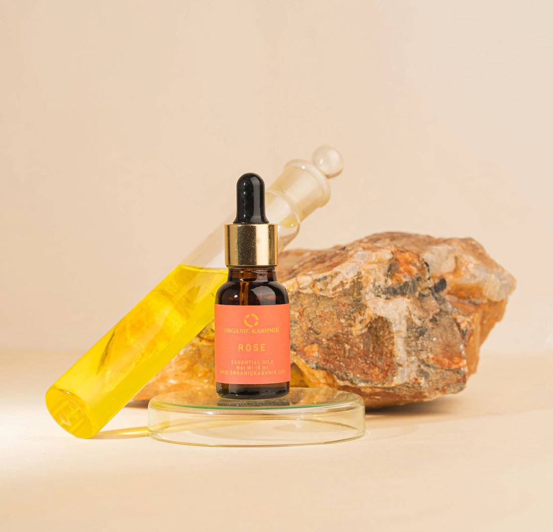 Essential Oil | Rose Essential Oil - Organic Kashmir - 15ml