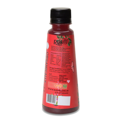Ruby – Pomegranate Juice – Cold Pressed - USDA Organic - Indian - Vegan, No Added Sugar &amp;amp; Eco Friendly – Rus Organic – 300ml