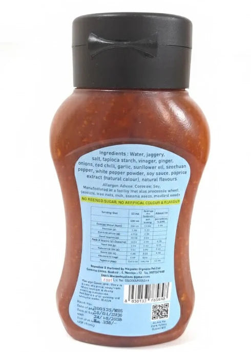Sauce | Spicy Schezwan Sauce  – No Added Preservatives, No Refined Sugar, Zero Chemicals – The Cowboys Farm – 295ml