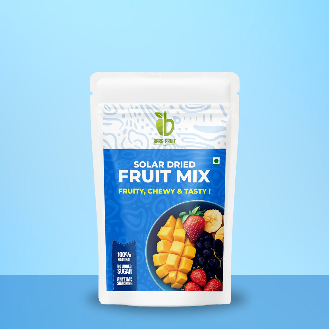 Fruit Bites | Solar Dried Fruit Mix- 1 00% Real Fruits -  No Added Sugar, &amp;amp; No Added Preservatives - Bare Fruit - 150gm