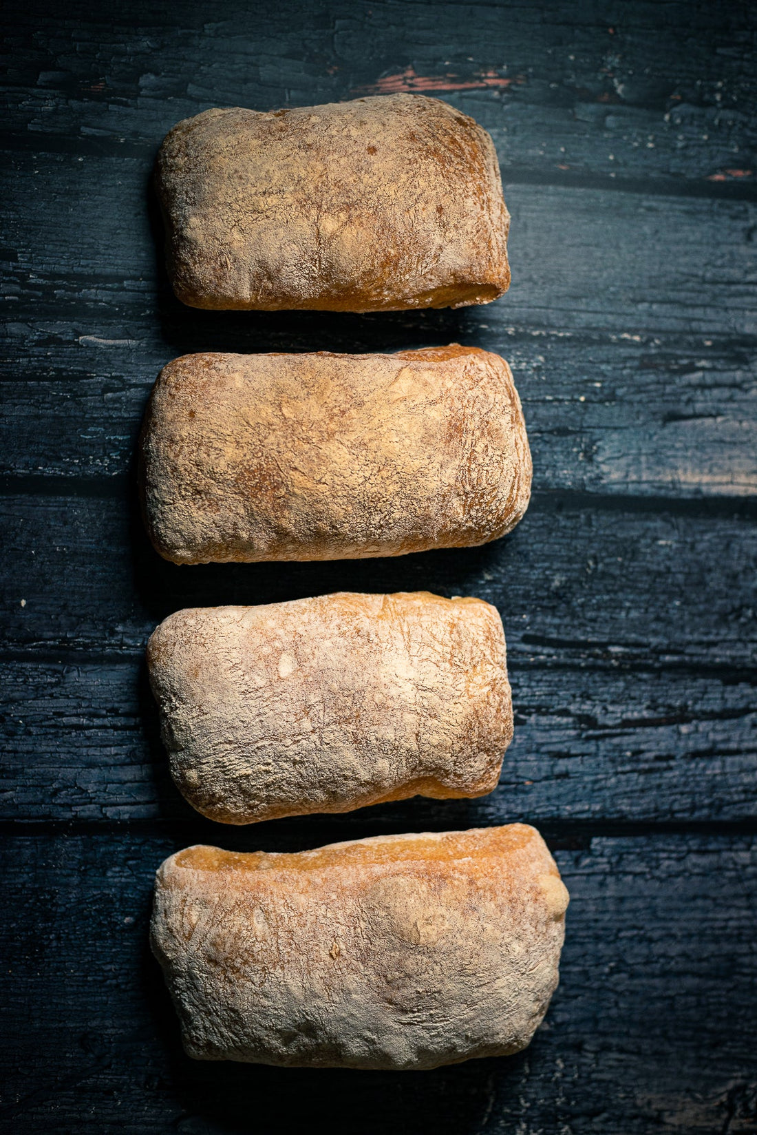 Bread | Ciabatta Rolls - No Bread Improver, Emulsifiers, Stabiliser, No Preservatives & No Flavour Enhancer Or No Refined Sugar - Nature&