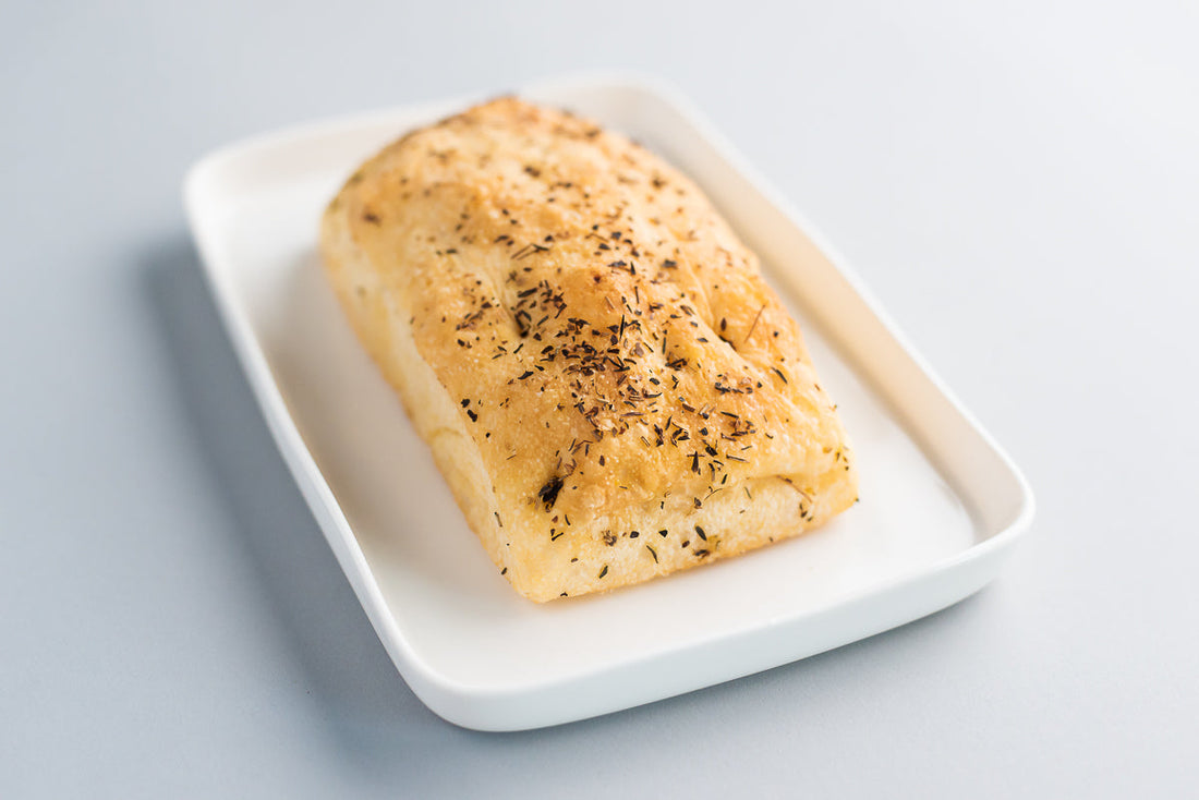 Bread | Focaccia - No Bread Improver, Emulsifiers, Stabiliser, No Preservatives & No Flavour Enhancer Or No Refined Sugar - Nature&