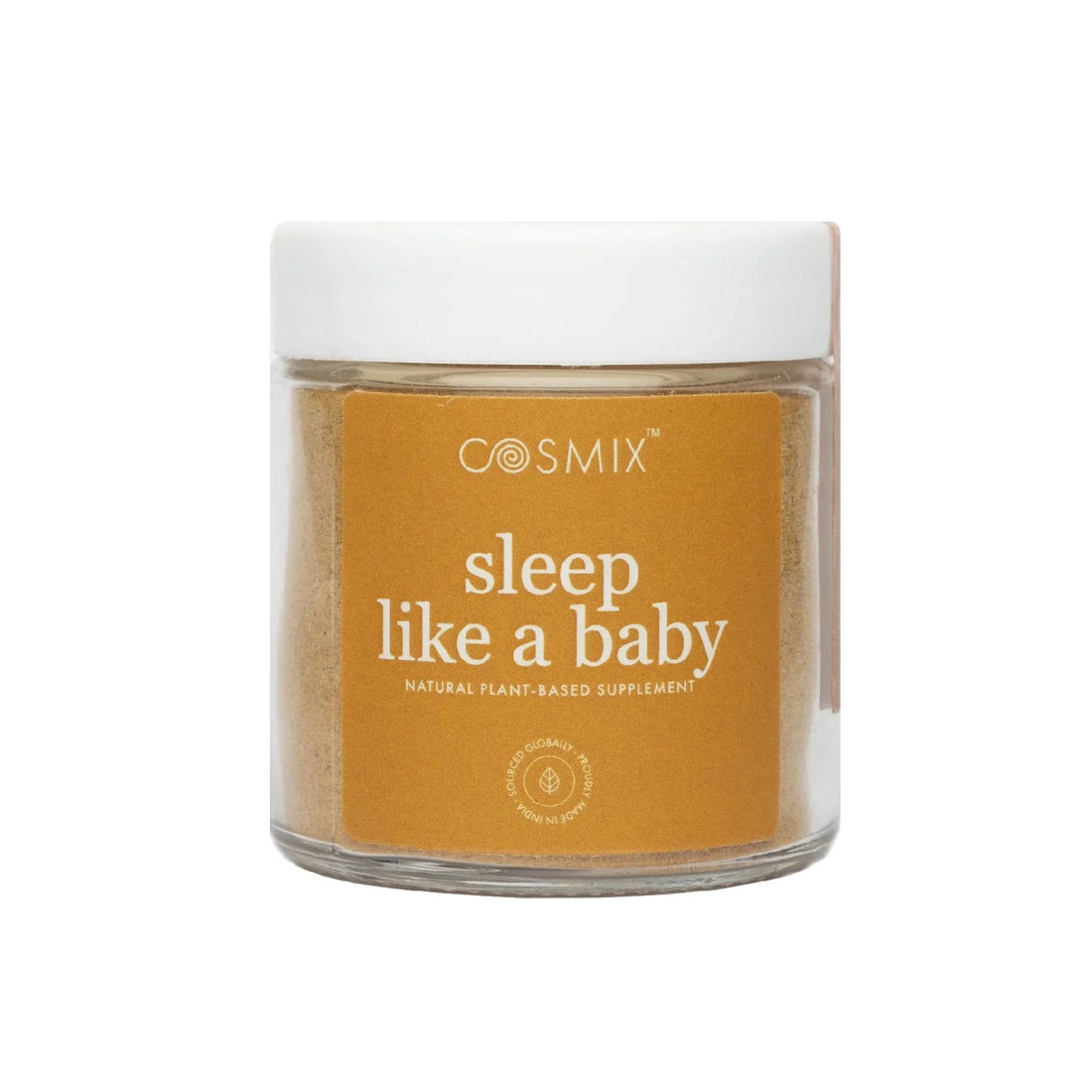 Sleep Like A Baby | Plant Based Supplement - Natural - No Added Flavours, No Added Colour & No Added Preservatives - Cosmix - 60gm