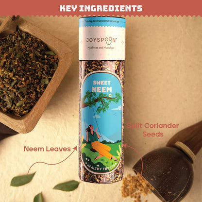 Mouth Freshener | Premium (Sweet Neem) - Healthy Treats - No Supari, No Preservatives &amp;amp; No Artificial Flavour - Joyspoon - 100gm