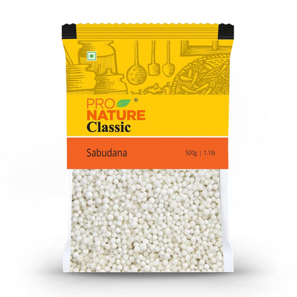 Sabudana | Gluten Free &amp; No Added Preservatives - Pro Nature - 500gm