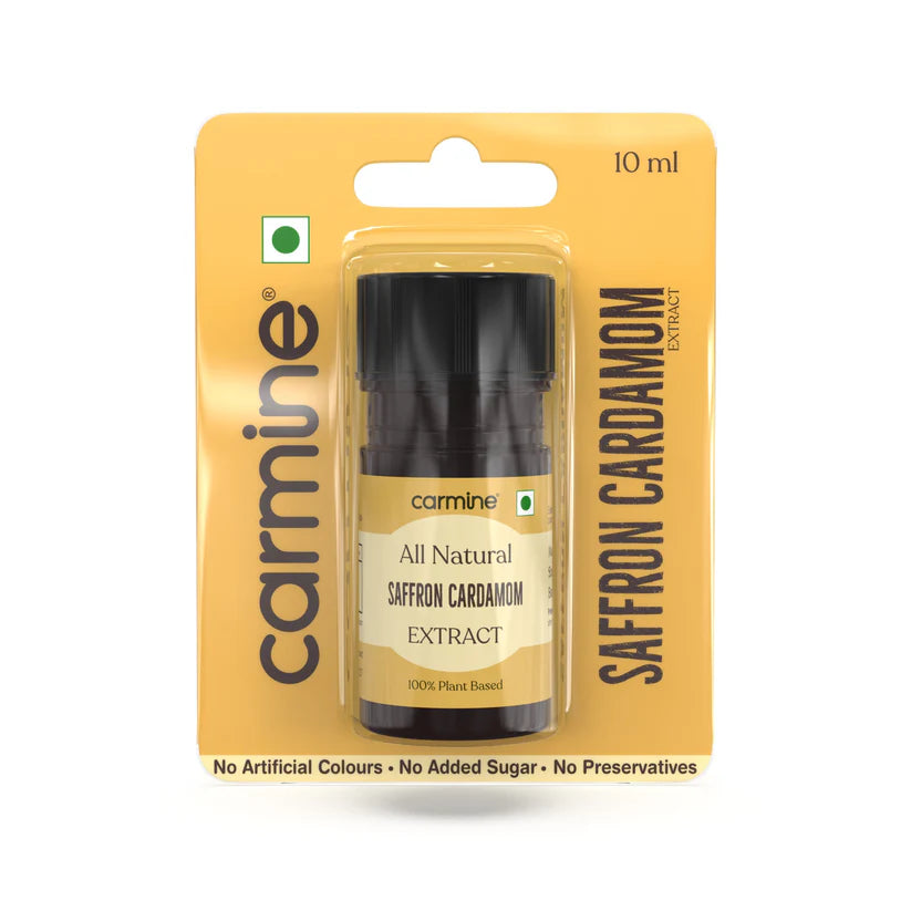Saffron Cardamom Extract | All Natural – Vegan, Gluten Free, Alcohol Free, No added Sugar &amp;amp; No Artificial Ingredients – Carmine County – 10ml