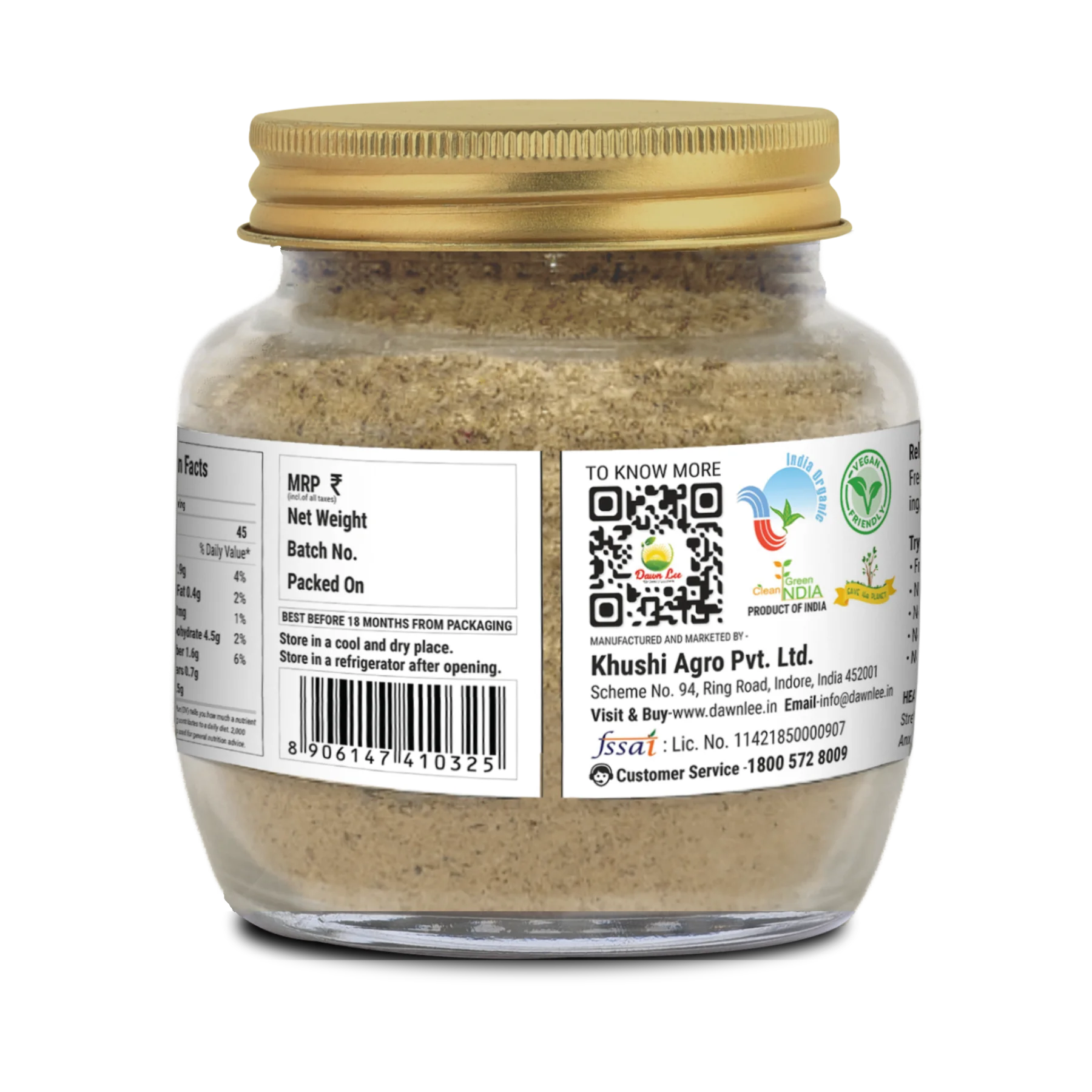 Saffron Latte | Caffeine Free And Calming - Luxurious Drink - No Added Preservatives – Dawn Lee – 100gm