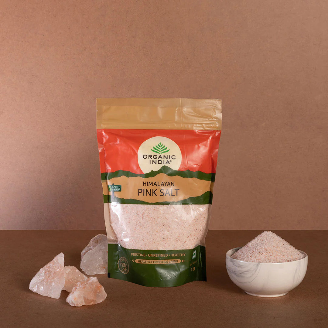 Salt | Pink Rock Salt - Organic India - 1000gm