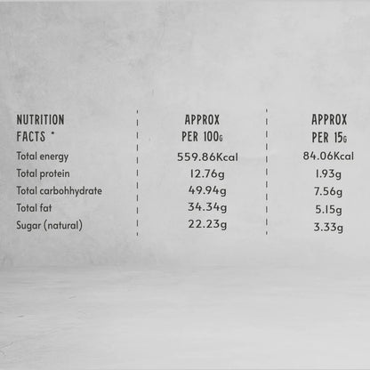 Salted Almond Butter -  Sweetened With Premium Dates - Natural - Indian - No Added Sugar &amp;amp; No Palm Oil - Brawny Bear - 200gm