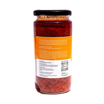 Sambal Sauce | Malaysian (Made From Chillies, Spices, Herbs &amp;amp; Aromatics) - Vegan, No Added Preservatives &amp;amp; No Msg - Awe - 350gm