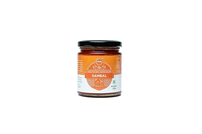 Sambal Sauce | Malaysian (Made From Chillies, Spices, Herbs &amp;amp; Aromatics) - Vegan, No Added Preservatives &amp;amp; No Msg - Awe - 175gm