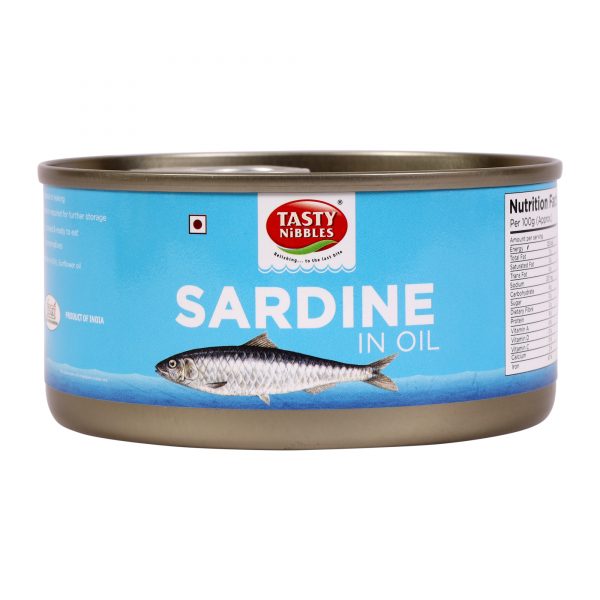 Sardine In Oil – Tasty Nibbles – 185gm