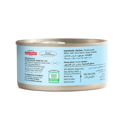 Sardine In Tomato Sauce – Tasty Nibbles – 185gm