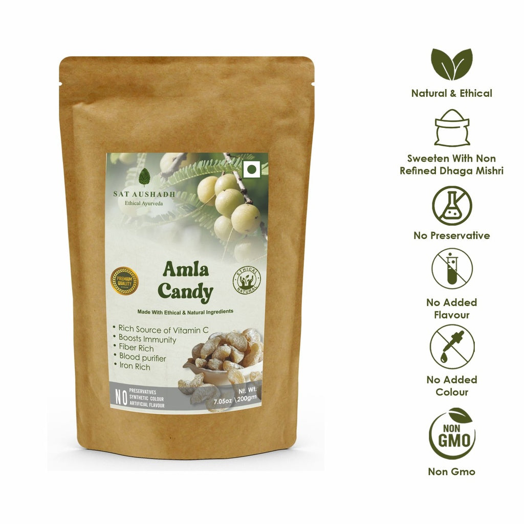 Amla Candy | Made With Ethical &amp; Natural Ingredients - No Color, Artificial Flavor &amp; No Added Preservatives - Sose - 200gm