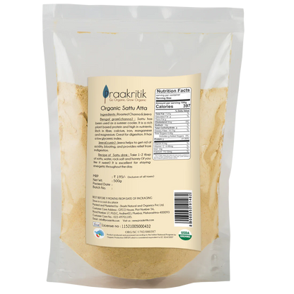 Sattu Atta | Organic - Praakritik - 500gm