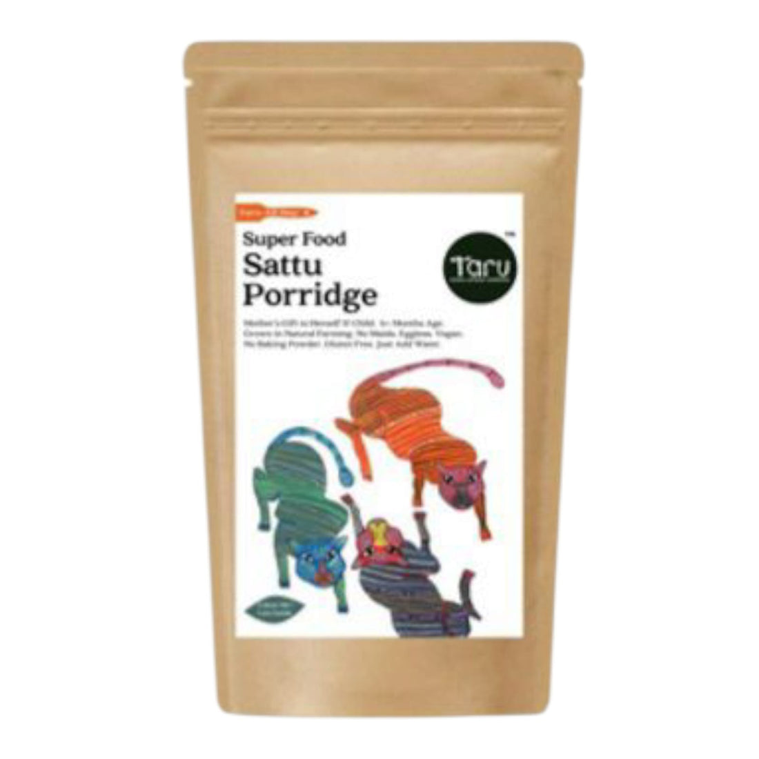 Porridge | Sattu Porridge - Super Food - Veagn, Naturally Gluten Free & No Baking Powder - Taru Natural -200gm