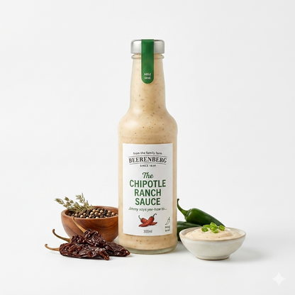 Sauce | Chipotle Ranch  Sauce (Jimmy)-Gluten Free - No Preservatives &amp; No Artificial Colours - Beerenberg - 300ml
