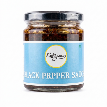 Sauce | Black Pepper  Sauce- Gluten Free - Sugar Free, Chemical free, No Added Sugar - Kuizeens - 150gm