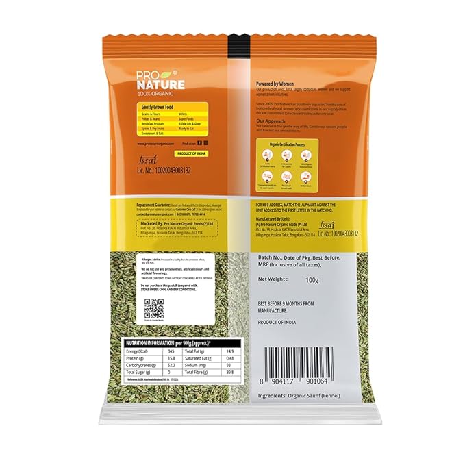 Saunf Fennel - Pro Nature - 100gm