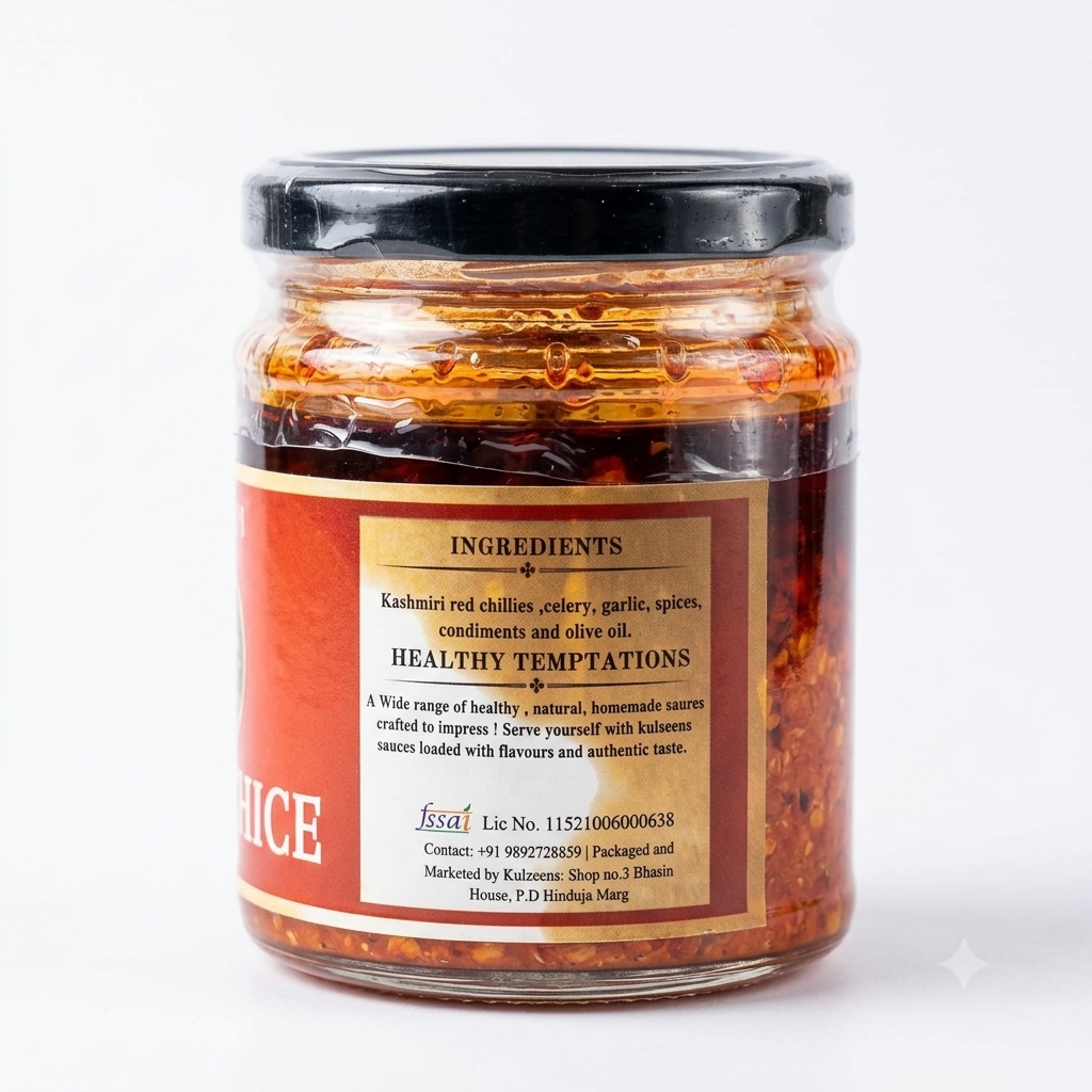 Sauce | Schezwan Sauce- Gluten Free - Sugar Free, Chemical free, No Added Sugar - Kuizeens - 150gm