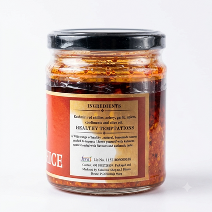 Sauce | Schezwan Sauce- Gluten Free - Sugar Free, Chemical free, No Added Sugar - Kuizeens - 150gm