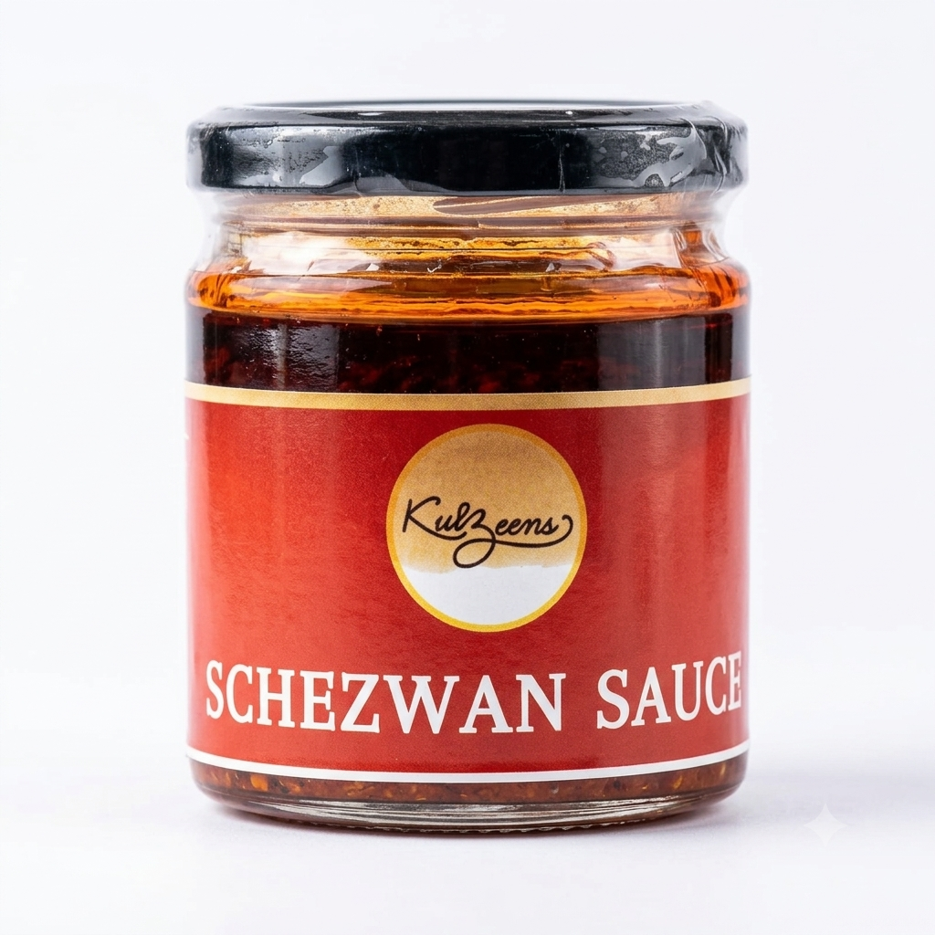Sauce | Schezwan Sauce- Gluten Free - Sugar Free, Chemical free, No Added Sugar - Kuizeens - 150gm